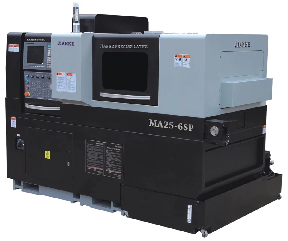 Jianke MA25-6SP With B Aixs And Deep Drill Max 400mm Swiss Type Cnc Lathe Longitudinal Cnc Lathe Sliding Headstock Lathe