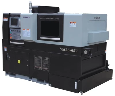 Jianke MA25-6SP With B Aixs And Deep Drill Max 400mm Swiss Type Cnc Lathe Longitudinal Cnc Lathe Sliding Headstock Lathe